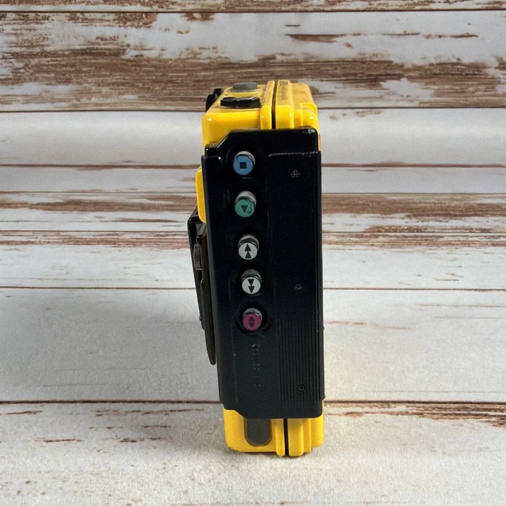 Sony WM-F75 Yellow Sports Walkman Cassette Radio For Parts